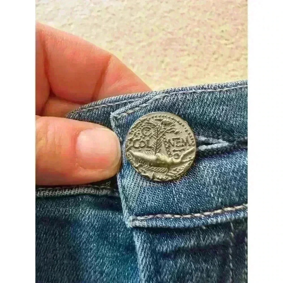 Free People Ditsy Floral Low Rise Skinny Jeans Size 27 - Picture 6 of 6